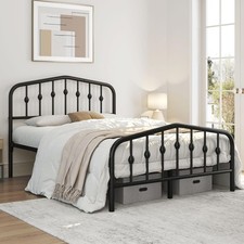 Metal Platform Bed Frame with