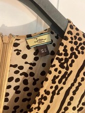 Issa London beige brown dress