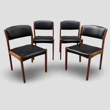4x Mid Century Danish Teak