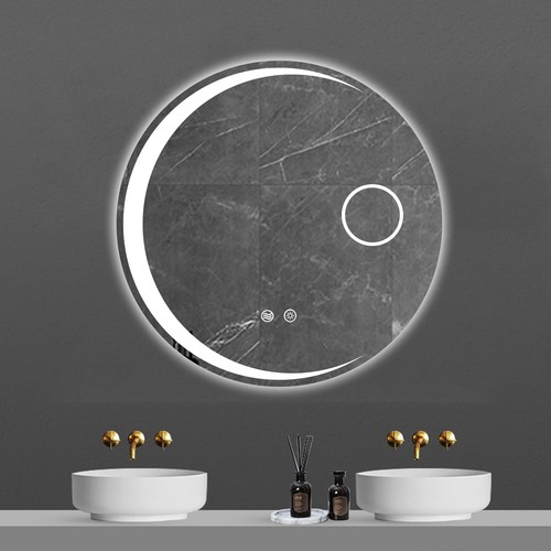 Bathroom mirror illuminated - bathroom,