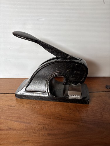 Vintage metal desk seal and - desk,