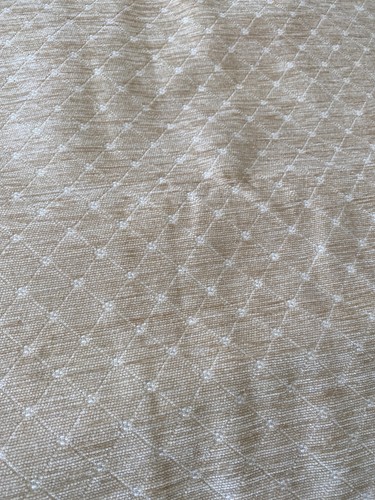 Cream chenille remnant - chenille, cms