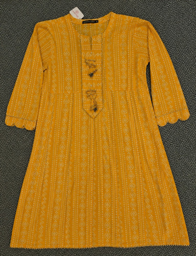 Women yellow cotton flair - women's,