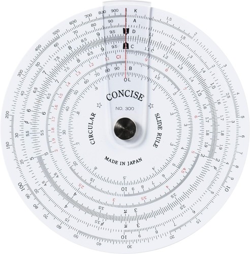 Concise circular slide rule - slide,