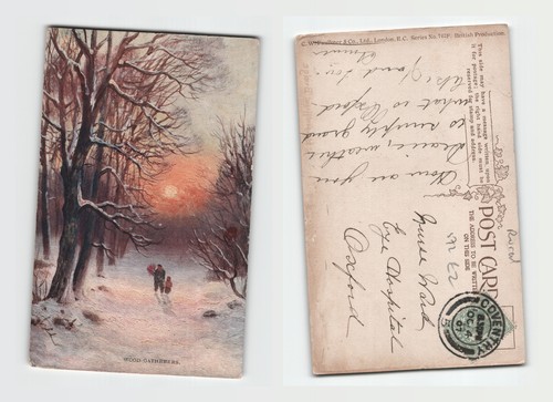 Postcard winter scene - -,