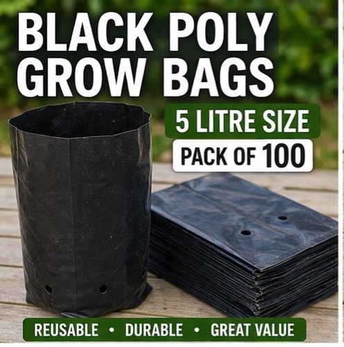 Hadopots black poly grow bags - hadopots,