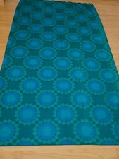 2 vintage fabric curtains