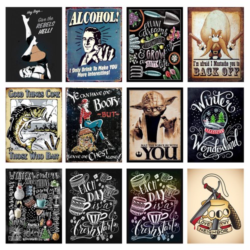Quotes metal signs - quotes,, signs/plaques