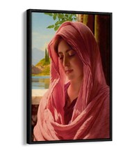 JOHN WILLIAM GODWARD, PYRALLIS -FLOAT EFFECT CANVAS WALL ART PRINT