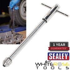 Sealey Ratchet Tap Wrench 290mm Multi Positional Sliding T Bar M5-M12
