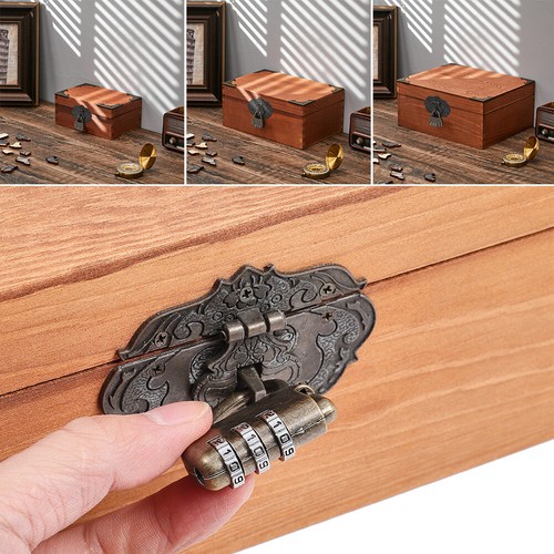 Vintage wooden storage - l,