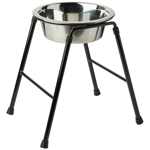 Dog raised bowl - large, stand