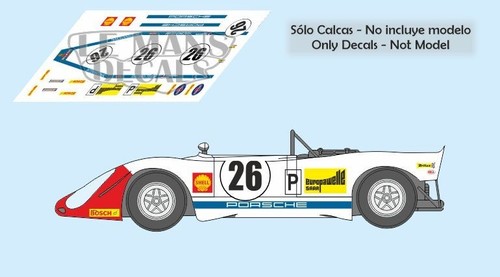 Decals porsche 908 - decals, 908/02