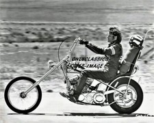 PETER FONDA EASY RIDER HARLEY DAVIDSON CAPTAIN AMERICA MOTORCYCLE 8x10-BW PHOTO