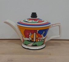 Sadler Art Deco Clarice Cliff Style Farmhouse Teapot