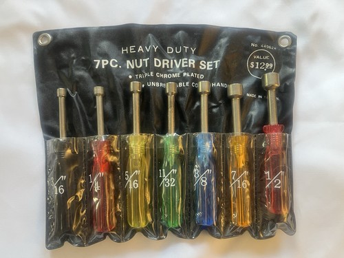 Vintage nut driver set - driver, nos