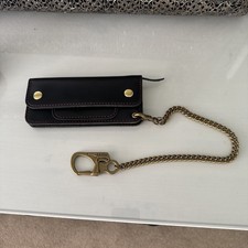 Leather Trucker Wallet &