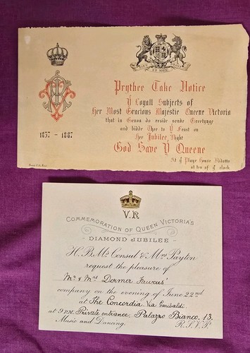 1897 invitation diamond - 1897,