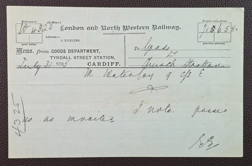 1895 london north western - &,