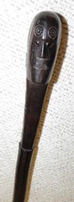 Antique Ebony Walking Stick /