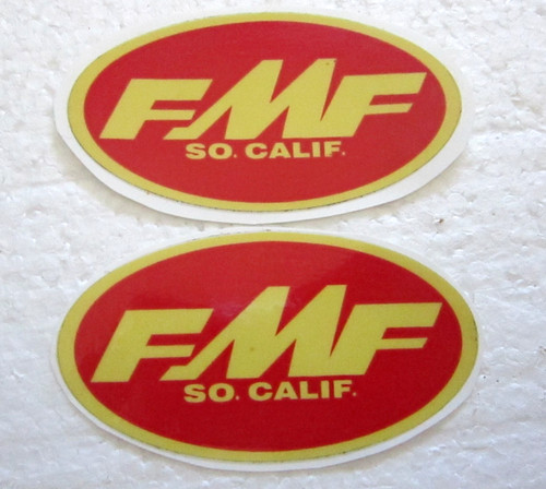 Pair fmf calif stickers - pair, of