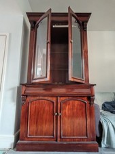 Mahogany Solid Wood Glass Door