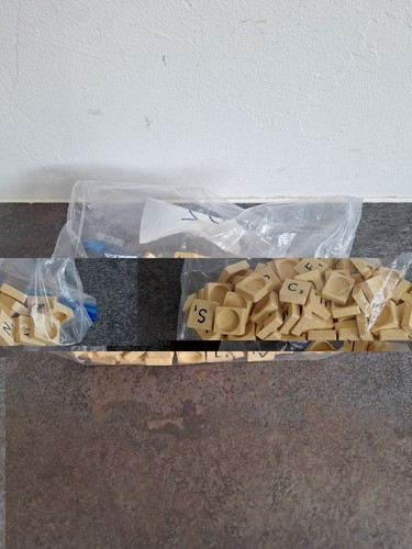 Scrabble letter tiles full - tiles,