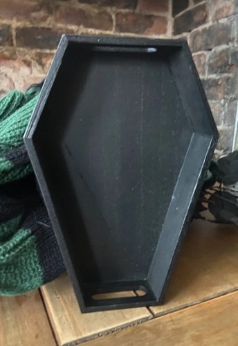 Black coffin shaped - black,