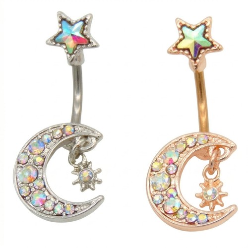 Belly bars button piercing - bars, bar