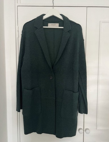 Zara dark green cardigan - dark,