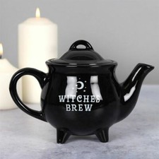 Witches brew cauldron teapot - witches,