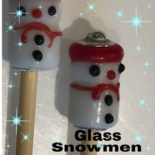 LIMITED EDITION CHRISTMAS BEADED KNITTING NEEDLES/CROCHET HOOKS