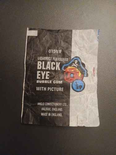 Anglo gum black eye wrapper - gum,