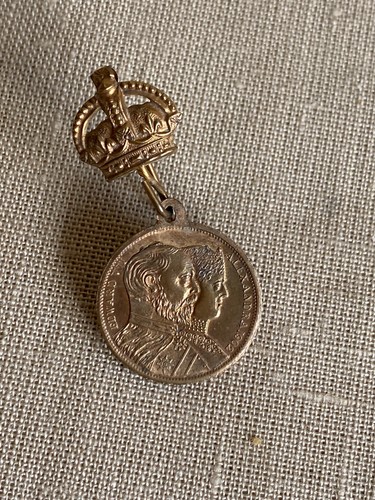 Small 1902 coronation medal - coronation,