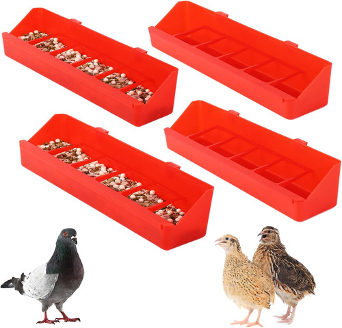 Pack mess quail feeder - quail,