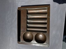 Vintage Cash Drawer Copper metal  DRAWER Antique Mfg By J.C.Woods Mville.