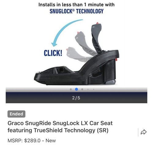 Graco snugride snuglock - snuglock, lx