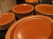 HORNSEA 'SAFFRON' DINNER PLATES/SALAD PLATES and more