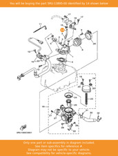 YAMAHA Hose, Air, 5RU-13895-00