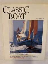 CLASSIC BOAT - MAY 1989 - RIVER BOATS AT HENLEY - SAILING THE HANS CHRISTIAN