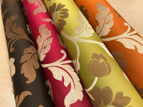 Damask curtain fabric - curtain,