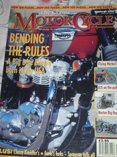 The Classic Motor Cycle 02/00 Triumph Bonneville T120RT, AJS 16M,Norton Big Four