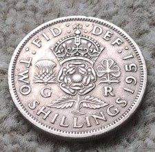 2 shillings florin various
