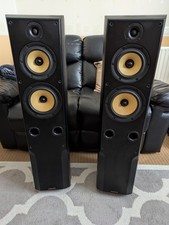 Heybrook HB4 Floor Standing Speakers Black Excellent Condition