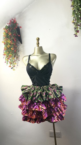 African print ankara - african, ruffle