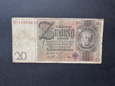 German 20 Reichsbanknote Pre