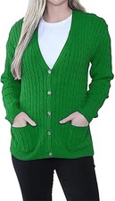 Women Ladies Cable Chunky Knit