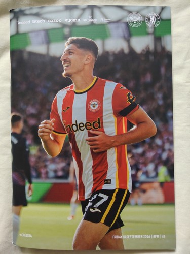 Brentford chelsea programme - v,