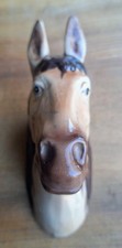 Vintage Pottery Horse Wall Plaque Or Mask  - Free Delivery