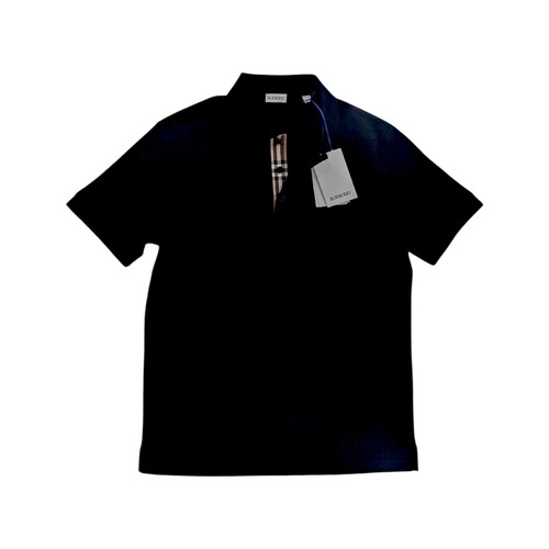 Burberry black polo shirt - burberry,